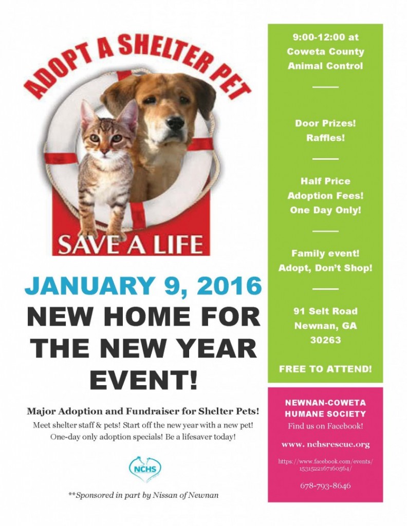 Jan 9 Pet Adoption Fair